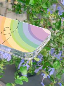 Ốp điện thoại sọc cầu vồng, phiên bản quốc tế, không phải phiên bản nội địa. - Nhiều màu - Xem 5