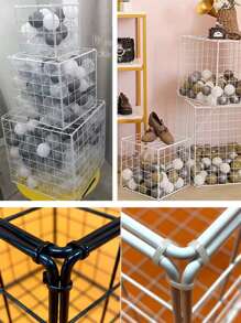 giá treo tường bằng sắt - trắng - Xem 7