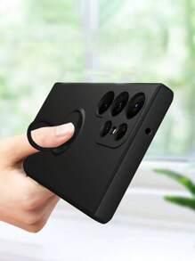 防摔素色手機殼 - 黑色 - 查看 2