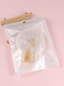 1件套鏈條和龍蝦扣DIY首飾配件 - 金色 - 查看 2