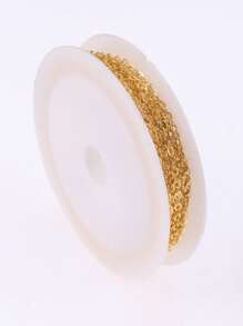 1件套鏈條和龍蝦扣DIY首飾配件 - 金色 - 查看 3