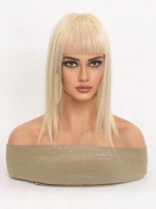 Adorno para cabello corto recto sintético - Dorado - Ver 1