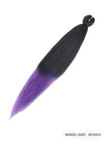 Pre Stretched Braiding Hair 26 Inch  Professional Soft Yaki Braiding Hair For Twist Braids Hot Water Setting Synthetic Crochet Hair Extensions - Multicolor - View 2