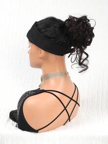 Tóc Xoăn Ngắn Tổng Hợp Búi - Màu nâu Sô-cô-la - Xem 5