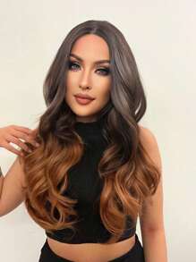 Long Body Wave Synthetic Wig - Ombre - View 5