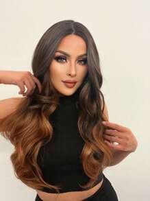 Long Body Wave Synthetic Wig - Ombre - View 7