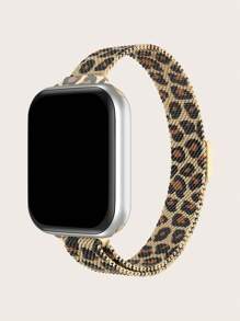 豹紋磁性網紗錶帶適用於Apple Watch - 彩色 - 查看 1