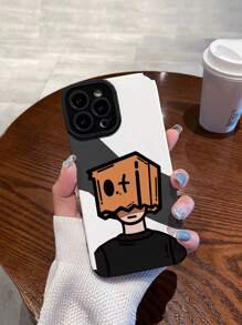Ốp lưng điện thoại chống rơi họa tiết hoạt hình Apple Boy tương thích với iPhone 11, iPhone 13, Galaxy A52 - Nhiều màu - Xem 2