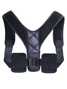1pc Dây đeo chạy bộ thoáng khí có thể điều chỉnh bằng vải polyester - màu đen - Xem 3