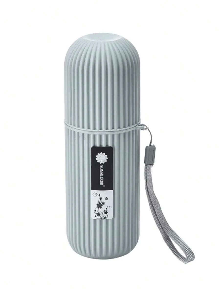 便攜式旅行牙刷杯、旅行牙刷盒、輕便商務盥洗杯整理器適合旅行和日常使用盥洗用品化妝包洗漱包化妝包收納包女士郵輪必備防水 - 綠色 - 查看 1