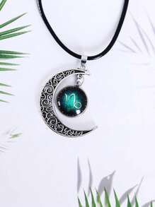 Constellation & Round Charm Necklace - Multicolor - View 6