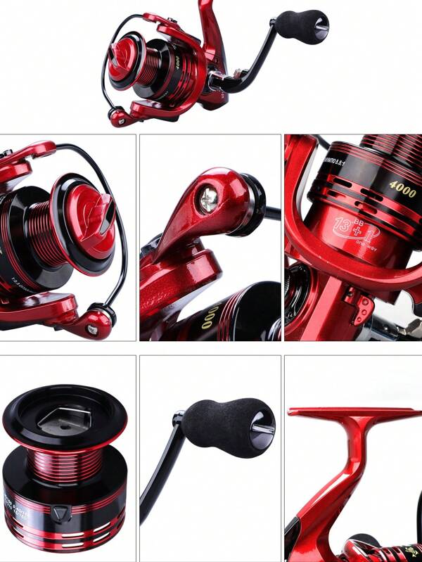 Spinning Fishing Reel 13+1BB 10007000 Series SHEIN USA