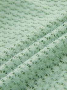 Manfinity Homme Men Hollow Out Button Front Shirt - Green - View 4