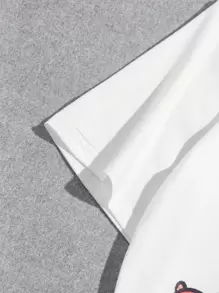 Manfinity RebelGame Men Cartoon Graphic Tee - White - View 3