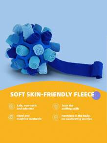 1pc Color Block Ball Design Pet Sniff Toy For Dog For Training