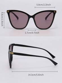 3 Cặp Kính Mát Nữ Thời Trang Mắt Mèo, Dành Cho Cuộc Sống Hàng Ngày - Nhiều màu - Xem 5