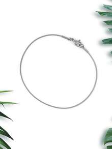 1 chiếc vòng tay đơn giản - Bạc - Xem 3