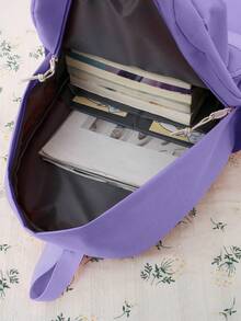 5pcs Bag Sets Backpack Tote Crossbody Bag Pencil Case Coin Purse - Multicolor - View 5