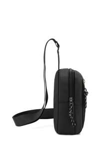 Túi đeo chéo nam tối giản Túi đeo ngực Halloween Giáng sinh Mùa đông Quà tặng Giáng sinh Túi đeo hông cho nam Túi đeo hông Túi đeo chéo cho nam - màu đen - Xem 4