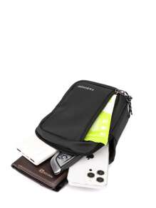 Túi đeo chéo nam tối giản Túi đeo ngực Halloween Giáng sinh Mùa đông Quà tặng Giáng sinh Túi đeo hông cho nam Túi đeo hông Túi đeo chéo cho nam - màu đen - Xem 7