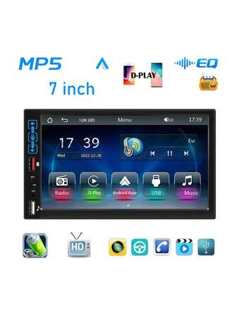 7英寸觸摸屏支持車載MP5播放器