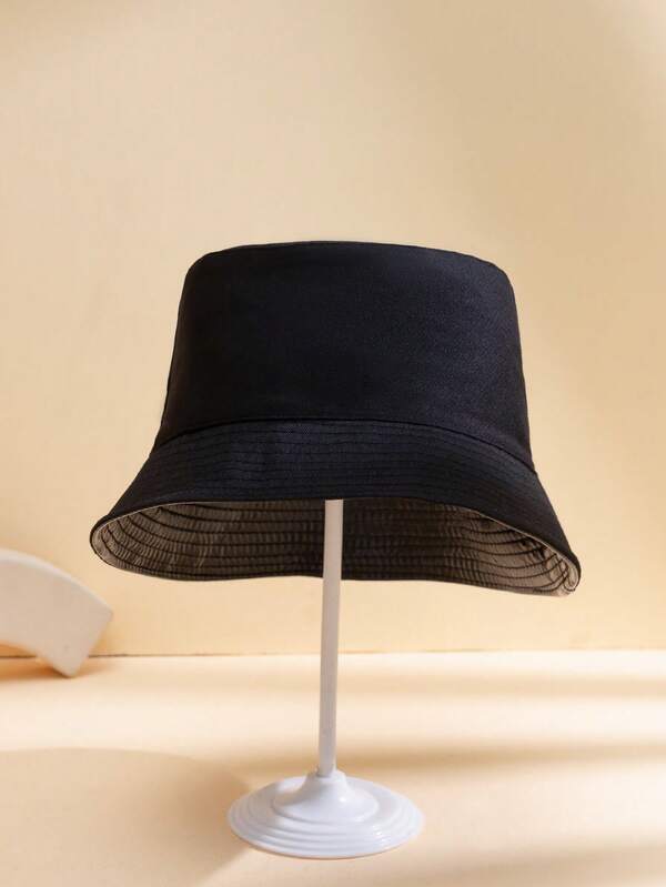Solid Bucket Hat SHEIN USA