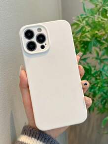 Solid Silicone Phone Case - White - View 1
