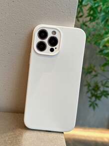 Solid Silicone Phone Case - White - View 2