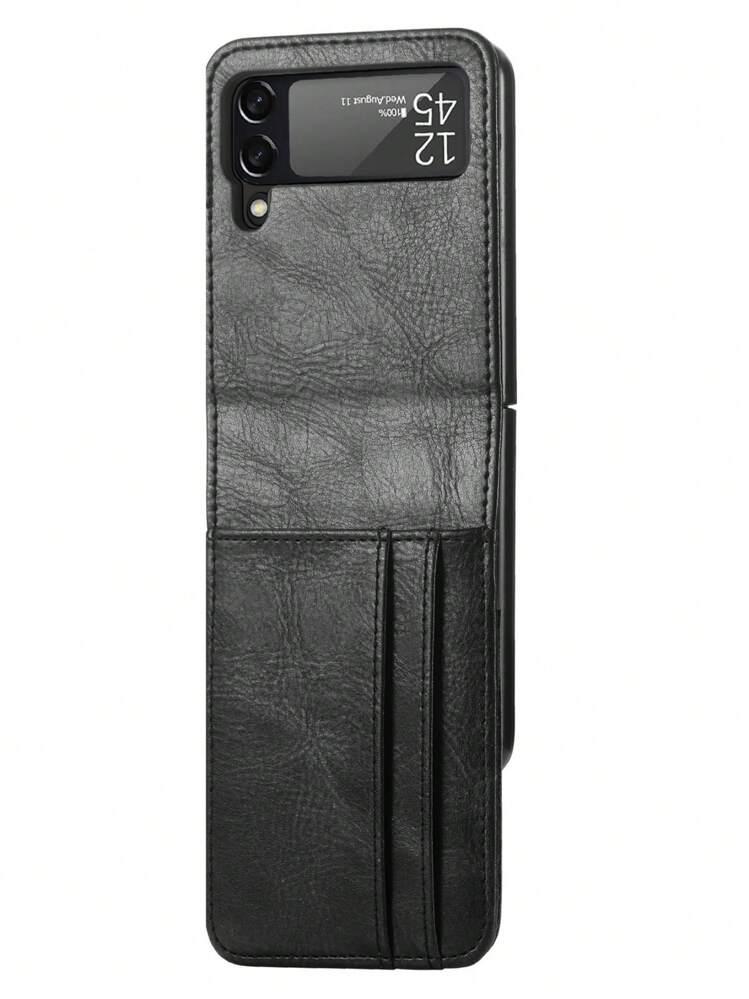 Magnetisch PU-telefoonhoesje - Zwart - Bekijken 2