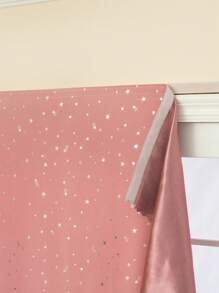 Màn hình ngôi sao Sò điệp Trim Màn hình đơn, Màn chắn Polyester hiện đại cho hộ gia đình - Hồng - Xem 6