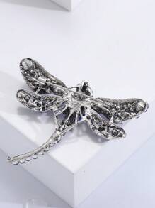 Rhinestone chuồn chuồn trâm - Cà phê nâu - Xem 2