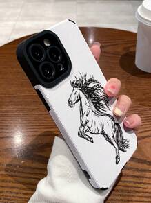 1 个 PU+TPU 彩色彩绘马手机壳适用于 iPhone11、12、13、14、12 Pro Max、13 Pro Max、15、15 Pro、15 Plus、15 Pro Max、iPhone 16、16 Pro、16 Plus、16 Pro Max、三星 A11、A12、A20S、A32、A50、A51、A52、A71、A73、S20 FE、S21、S22、A04、A13、A14、A24、A33、A34、A54 - 彩色 - 查看 2