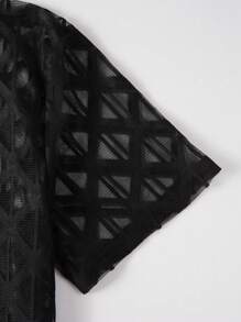 Manfinity RSRT Men Geo Pattern Shirt & Shorts