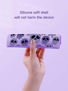 Silicone Skull Print Case Compatible With OLED - Multicolor - View 5