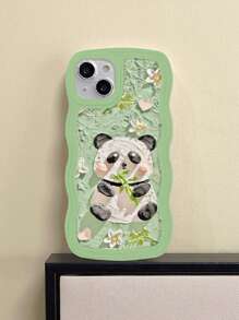 熊貓印花手機外殼 - 彩色 - 查看 1