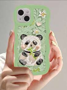 熊貓印花手機外殼 - 彩色 - 查看 4
