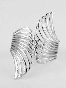 1 Hợp Kim Kẽm Màn Giữ Lại, Hiện Đại Hình Cánh Màn Dây Đeo Khóa Cho Gia Đình - Bạc - Xem 3