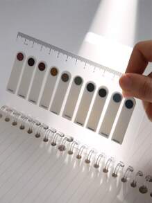 200 tab Chỉ mục dính màu hỗn hợp, Tab chỉ mục có thể ghi đa năng đơn giản để đánh dấu trang Phân loại tệp - Nhiều màu - Xem 5