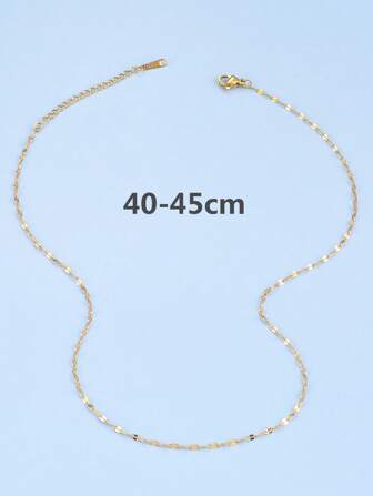 Set de 10 piezas, 5 collares de cadena de labios dorados y 5 plateados, incluye 5 collares de cadena de caja dorados y 5 plateados para decoración de colgantes