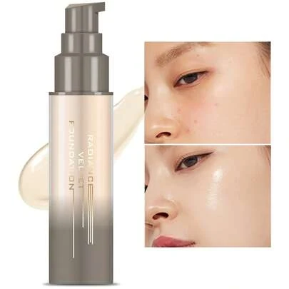 1入組啞光控油自然全遮瑕粉底-Lvory