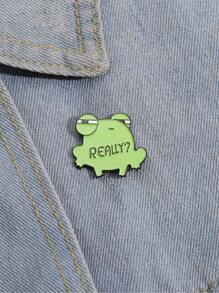Frog Design Brooch - Multicolor - View 2