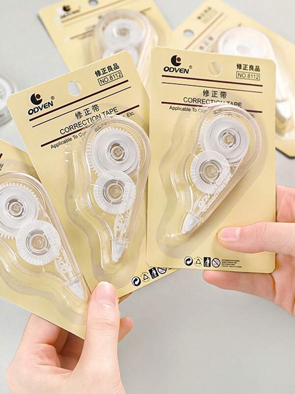 1pc Clear Correction Tape, Simple Portable Whiteout Correction Tape For