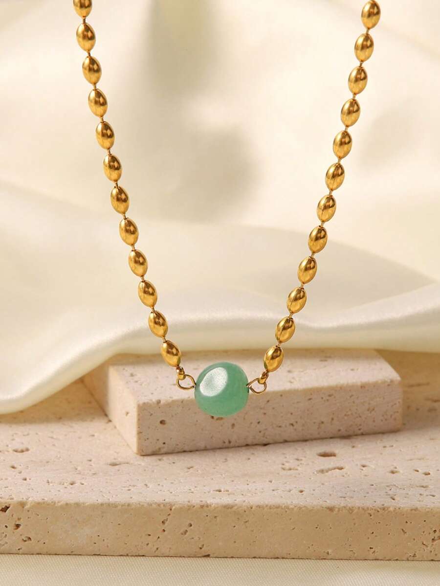 vòng cổ đính cườm - Nhiều màu - Xem 1