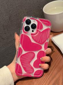 Ốp điện thoại chống rơi họa tiết trái tim - Nhiều màu - Xem 1