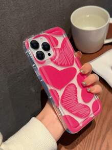 Ốp điện thoại chống rơi họa tiết trái tim - Nhiều màu - Xem 3