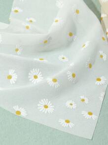 3件套女士时尚花卉发箍，紫色、黄色、白色雏菊印花弹力发饰，适合日常、节日、派对、度假、拍照装饰等场合。 - 彩色 - 查看 4