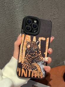 Custodia per telefono con modello leopardo - Multicolore - Visualizzare 1