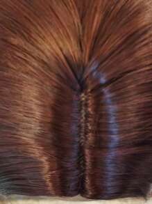 Peluca sintética largo rizado - Marrón - Ver 4