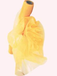 1pc Solid Color Gift Wrapping Gauze - Gold - View 2