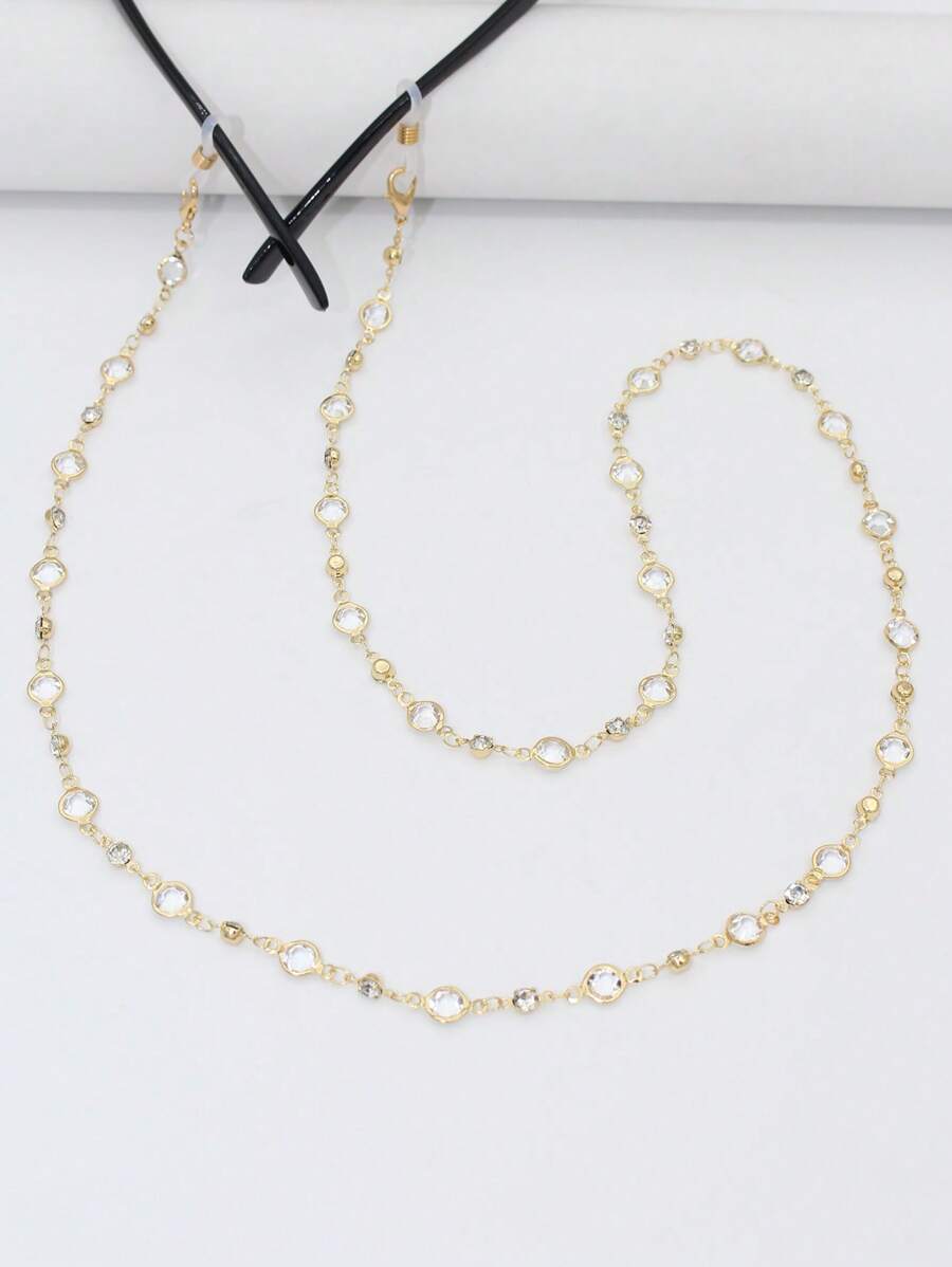 Phụ Nữ Kim Cương Giả Trang Trí Chống Trơn Trượt Chuỗi Kính Thời Trang Cho Cuộc Sống Hàng Ngày - Trong sáng - Xem 1